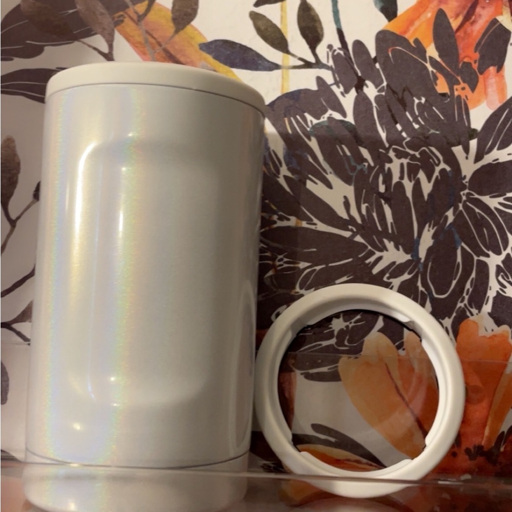 Brumate Glitter White Bottle